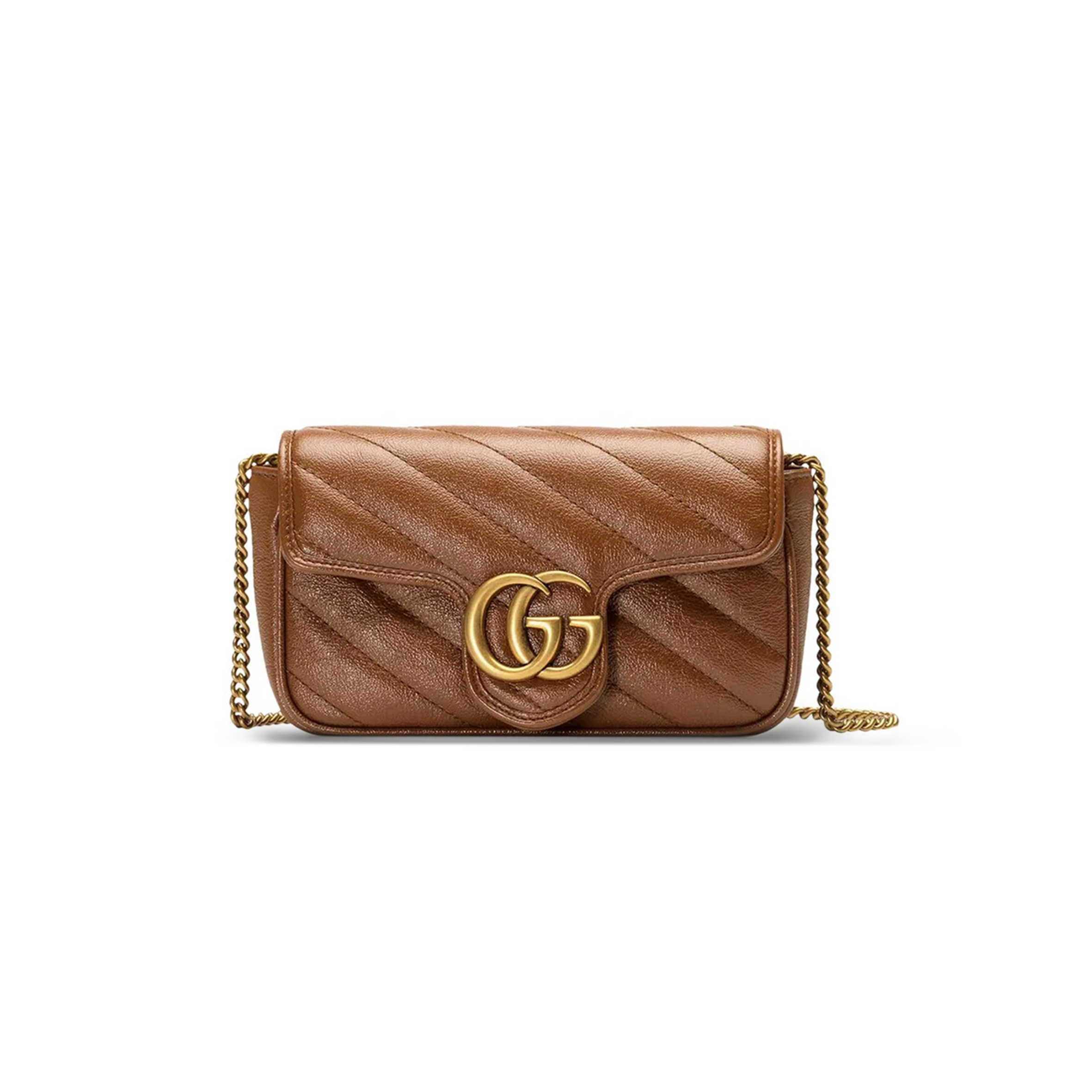 GUCCI GG MARMONT MATELASSÉ SUPER MINI BAG ‎476433 (16.5*10*4.5cm）